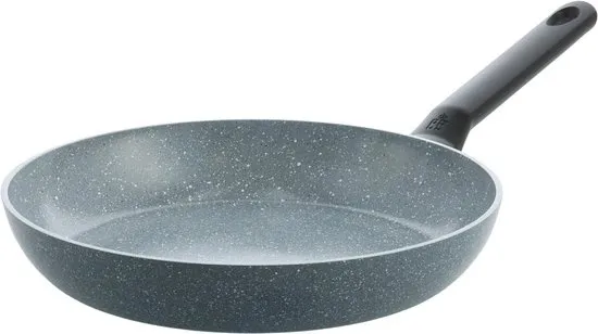 BK Blue Label Granite Koekenpan 24cm – PFAS-vrije antikleeflaag – Koekenpan inductie – Keramische koekenpan - Ovenbestendig tot 160°C - Koudgrepen - Zonder deksel - Blauw