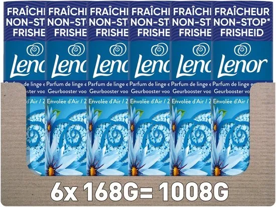 Lenor Geurbooster Zeebries - 6 x 168 gram - Wasparfum