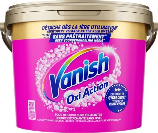 Vanish Oxi Action - Vlekkenverwijderaar - Wasbooster - Gekleurde Was - 2.7 Kg
