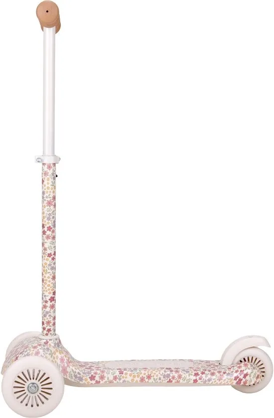 Little Dutch Kinderstep - Step met 3 wielen - 3 - 6 jaar - Hoogte verstelbaar stuur - Off White