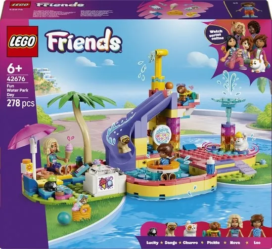 LEGO Friends Leuke Dag in het Waterpark Speelgoed voor Kinderen en Kinderkamer Decoratie 42676