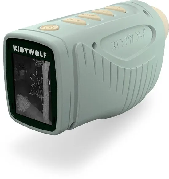 KIDYWOLF KIDYVISION Nachtzicht Camera voor Kinderen – Infrarood tot 70m, 8MP, Foto & Video Functie, Ingebouwd Scherm, Micro SD Slot, 6+