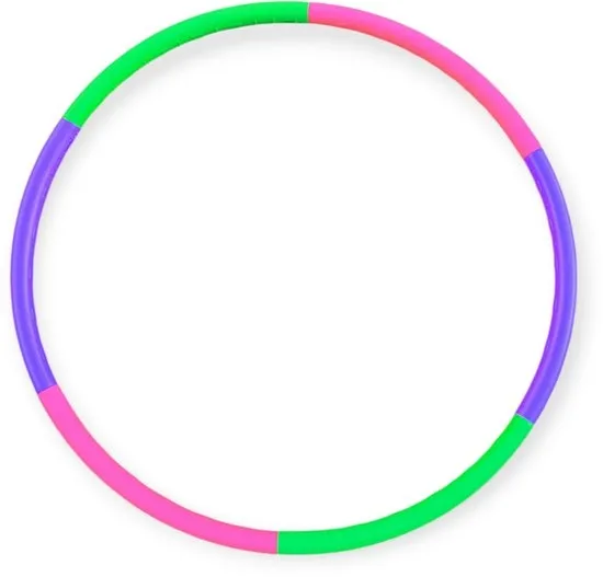Jobber Toys HoelaHoep - kinder Hoepel - 6 delige Hula Hoop - 70cm