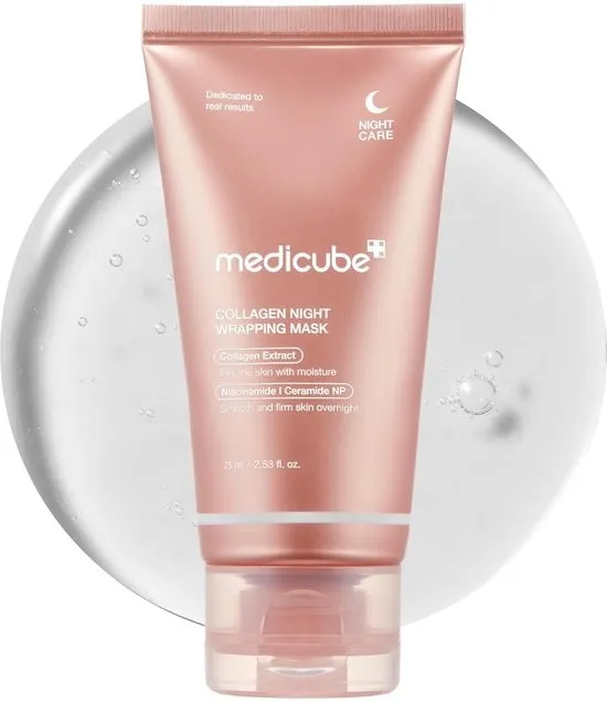 Medicube Collagen Night Wrapping Mask Origineel/Original 75ml - Collageen - Korean Skincare - Niacinamide - Alle Huidtypes