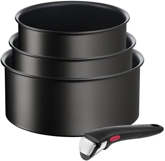 Tefal Ingenio Unlimited - Pannenset - 4-delig - Inductie - Stapelbaar - Afneembare Handgreep - Ruimtebesparend