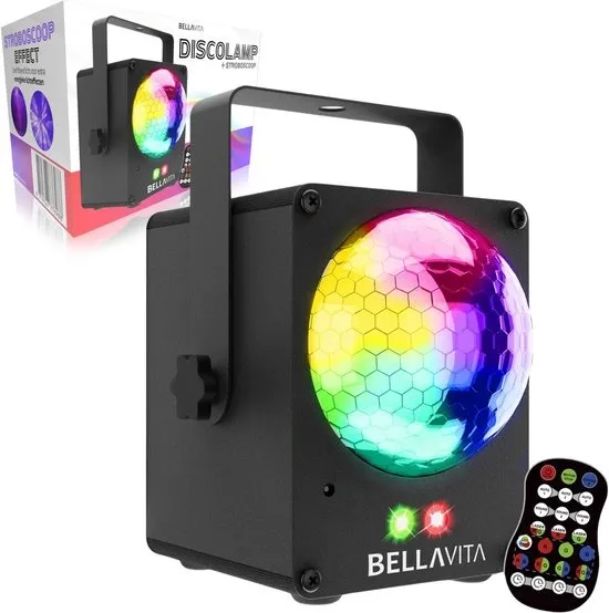 BELLAVITA ® Discolamp - Magic - Discobal - Disco - Discolamp kinderen - Party - Feest - Stroboscoop - Party Lights - Disco Lamp - Disco Laser - DJ set