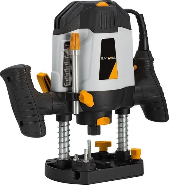 Batavia 1200W Bovenfrees - 3000 RPM - Kabellengte 300cm - Instelbare snelheidsregeling en zaagdiepte - Maxxseries