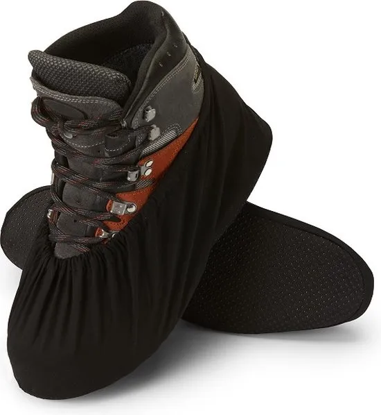 Scovvii Premium Overschoenen | Maat 42-47 | Zwart | Sterk | Herbruikbaar | Antislip | Wasbaar | Duurzaam | Schoenhoesjes | Schoenovertrekken |
