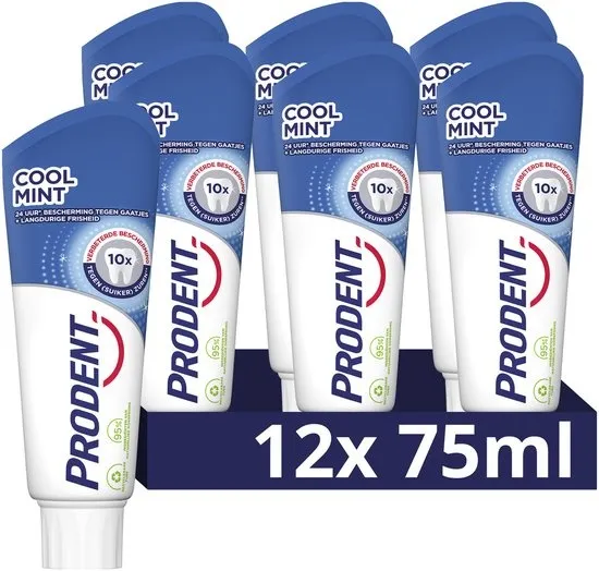 Prodent - Tandpasta - Cool Mint - 12 x 75 ml - Voordeelverpakking