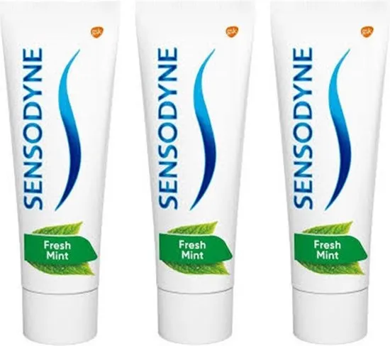 Sensodyne Tandpasta - Fresh Mint - 3 x 75 ml