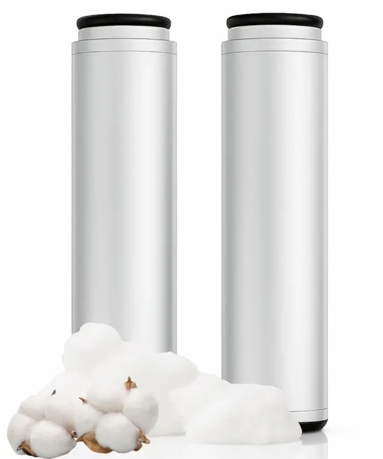 VITASENSE® Waterfilters 2 stuks - 6 Maanden Gefilterd Douchewater - Douchefilter