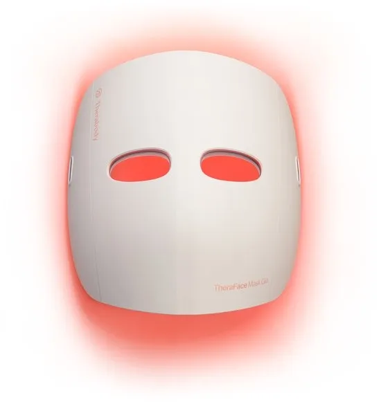 Therabody TheraFace Mask Glo - LED Gezichtsmasker - Rood Licht Therapie - Huidverzorging - Rood + Infrarood + Blauw Licht - Red Light Therapy