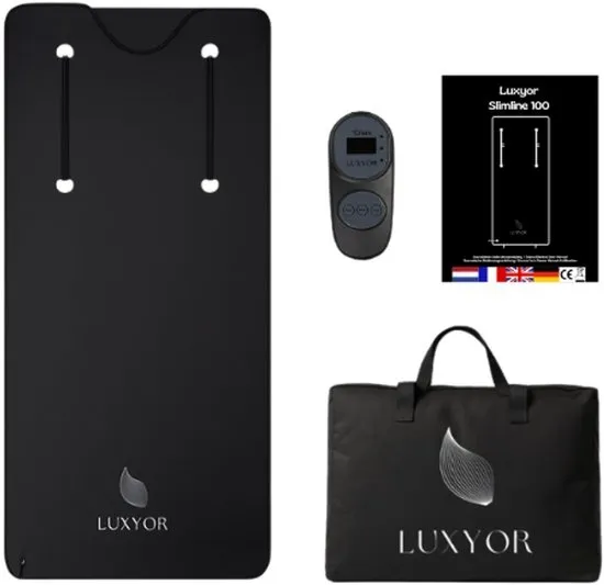 Luxyor - Slimline 100 - Infrarood Deken - Saunadeken - Afstandsbediening - Infraroodtherapie - Sauna