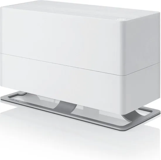 Stadler Form Oskar Big – Luchtbevochtiger – Evaporator 700 g/h – 6 L Tank – Hygrostaat – Fluisterstil 25–46 dB(A) – Nachtmodus & Dimbare LED’s – Voor Ruimtes tot 100 m² – Wit