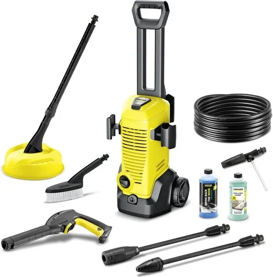 Kärcher K3 Home & Car Hogedrukreiniger - 120 bar - Wateropbrengst 380 l/u - Prestatie 25m²/h - 1600W - Incl. Home Kit