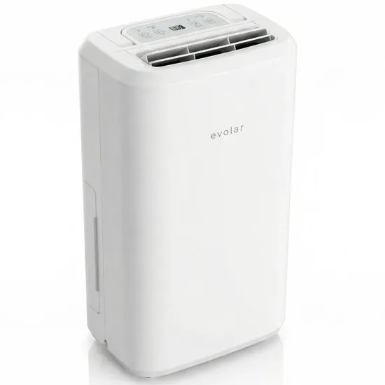 Evolar Luchtontvochtiger - 10L per dag - met Vochtindicator & Timer - Slaapkamer, Badkamer, Woonkamer - Dehumidifier - EVO-DH1000