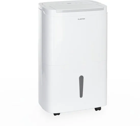 Klarstein Luchtontvochtiger & Luchtreiniger elektrisch, 30 L Kleine Kamerontvochtiger voor Appartement Slaapkamer Badkamer Kelder, Efficiënte Badkamer/Ruimteontvochtiger, elektrische & Kleine Ontvochtiger - voor 30 m² - voor Keuken voor Slaapkamer