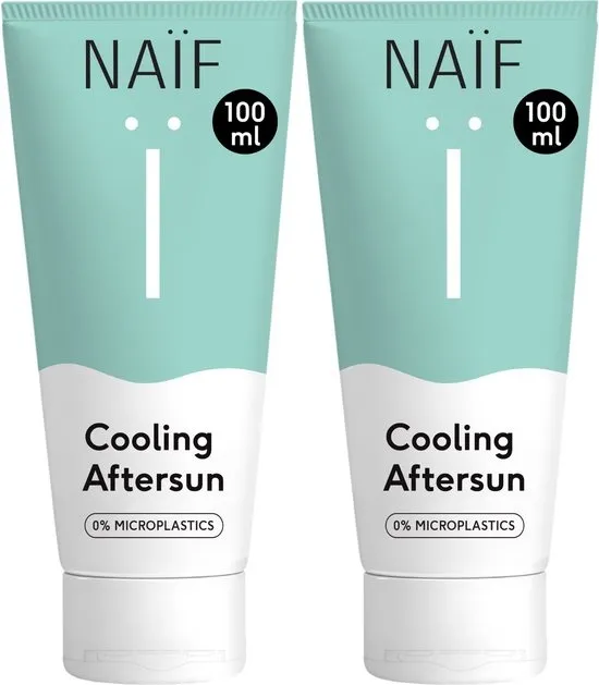 Naïf - Cooling Aftersun - Voordeelset - Huidverzorging - Verkoelend & Kalmerend - Met Aloë Vera Sap - 2x100ml