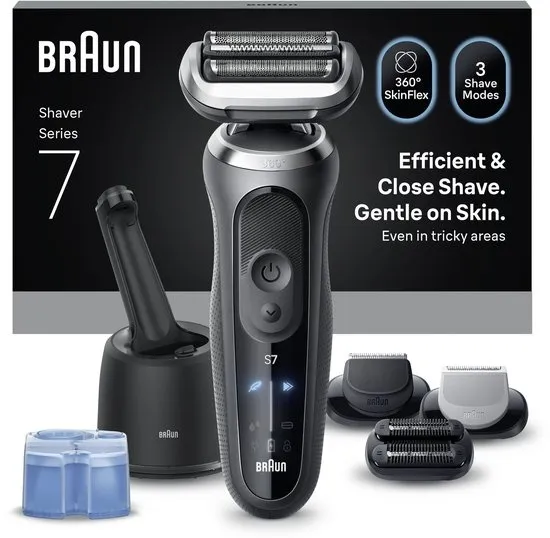 Braun Series 7 72-G7865CC - Elektrisch Scheerapparaat voor mannen - SmartCare Center - Baardtrimmer Opzetstuk - 100% Waterdicht