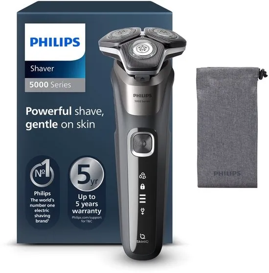 Philips Shaver 5000 Series S5887/35 - Elektrisch scheerapparaat – met trimmer – mannen - Met reisetui