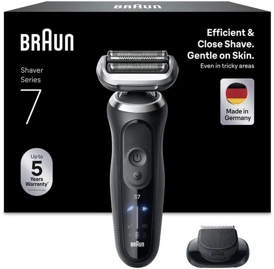 Braun Series 7 72-G1200S - Elektrisch Scheerapparaat voor mannen - Precisie Trimmer Opzetstuk - 100% Waterdicht