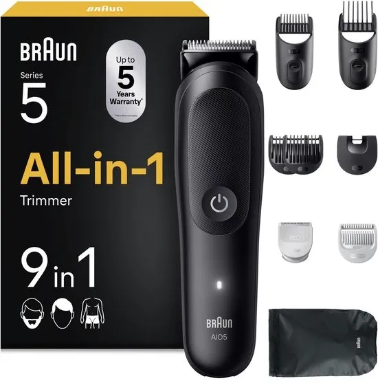 Braun All-in-One Series 5 AIO5540 Style Kit – Baardtrimmer - Tondeuse en Lichaamstrimmer in 1