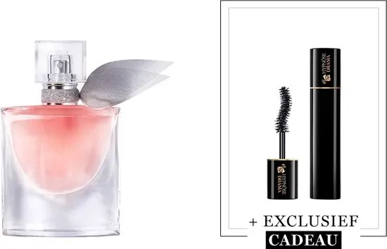 Lancôme La Vie est Belle Parfum voor Dames + Cadeau - La Vie est Belle Eau de Parfum 30ml & Cadeau: Mini Hypnose Drama Mascara Zwart 2ml Reiseformaat - Navulbare Bloemige & Fruitige Damesparfum & Travel Size Mascara - Total 32ml