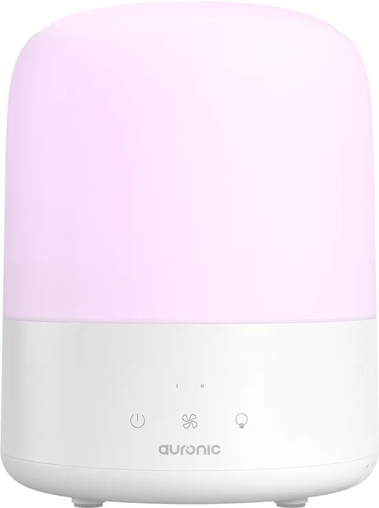 Auronic Luchtbevochtiger - 1,9L - Geschikt voor Slaapkamer, Babykamer, Kantoor, Woonkamer en Meer - Humidifier - BPA-Vrij - Wit