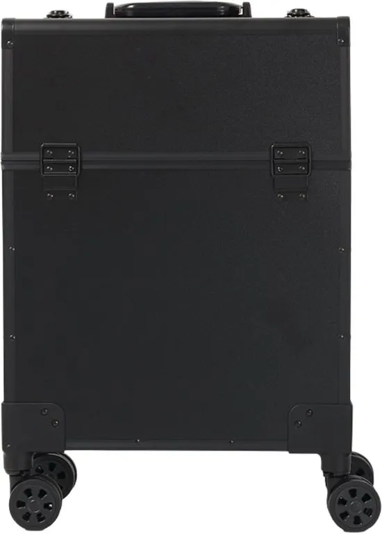 Guardian Beauty Nagel Beautycase - Aluminium -Make-up Trolley & Koffer - Cosmetica Organizer - Zwart - Kapper, Make-up, en Tattoo Artiest