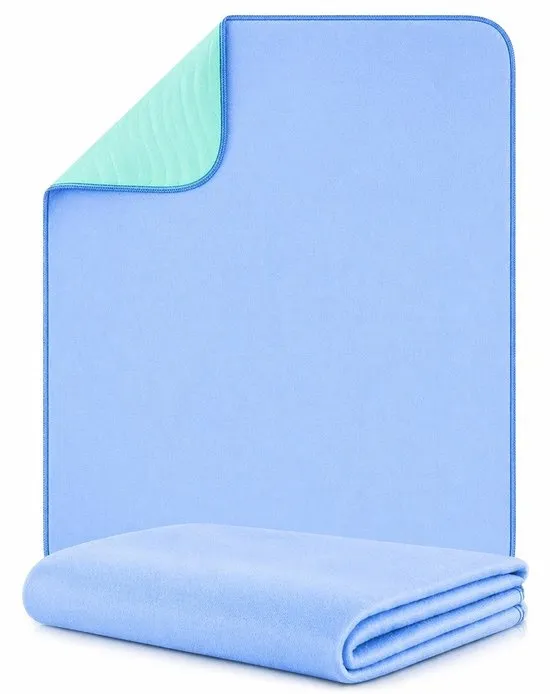 Floressa – Wasbare Incontinentie Onderlegger Groot 86x132 cm – Matrasbeschermer – Waterdicht & Anti Slip – Voor Volwassenen, Kinderen & Huisdieren