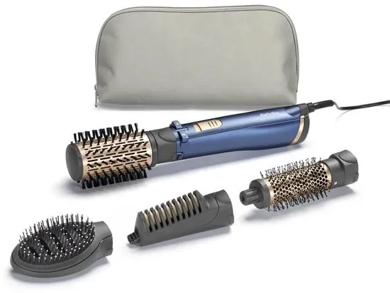 BaByliss Style Pro 1000 AS965E Föhnborstel - Multistyler met 4 opzetstukken - Roterende 50mm opzetborstel - Coolshot - 1000W [Airstyler] - Krulborstel