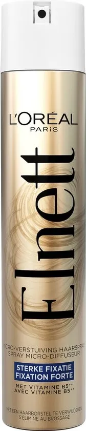 L'Oréal Paris Elnett Satin - Sterke Fixatie Haarlak - natuurlijke look en een zijdezacht gevoel - 400ml