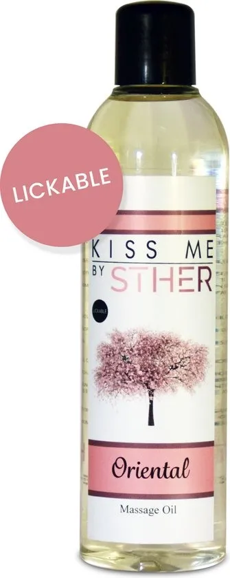 Sther Premium Massage olie en Glijmiddel 2-in-1 – Ontspannende Massageolie Erotisch – Oriental – 250 ml – Nederlandse Productie