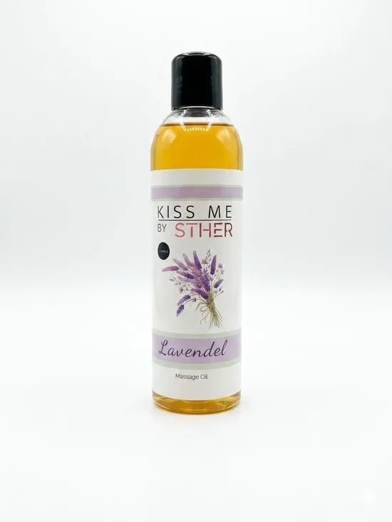 Sther Premium Massage olie en Glijmiddel 2-in-1 – Ontspannende Massageolie Erotisch – Lavendel – 250 ml – Nederlandse Productie