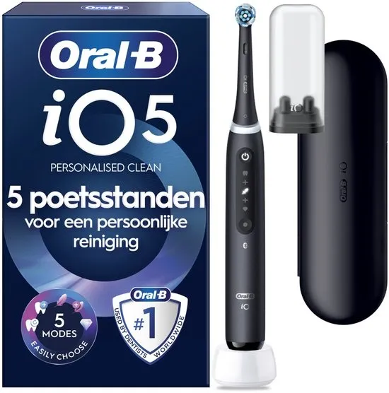 Oral-B iO 5N Elektrische Tandenborstel - Zwart