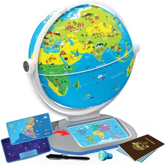 Orboot Explorer Interactieve Wereldbol – Spelenderwijs de Wereld Ontdekken – Incl. App & 3D Beelden - Educatief