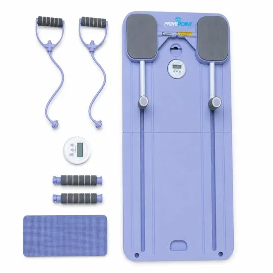 PrimePoint Elite Pilates Board - Full Body Workout - Pilates reformer - Timer en Antislip Trainingsmat - 2025 Model - Buikspier Trainer - Fitness - Eenvoudige Installatie - Gewicht Verlies en Spieropbouw
