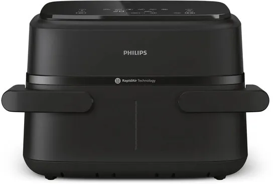 Philips 1000 Series Dual Basket Airfryer - NA150/00 - Dubbele Mand - Flexible Basket - 7.1L - Tot 5 Personen