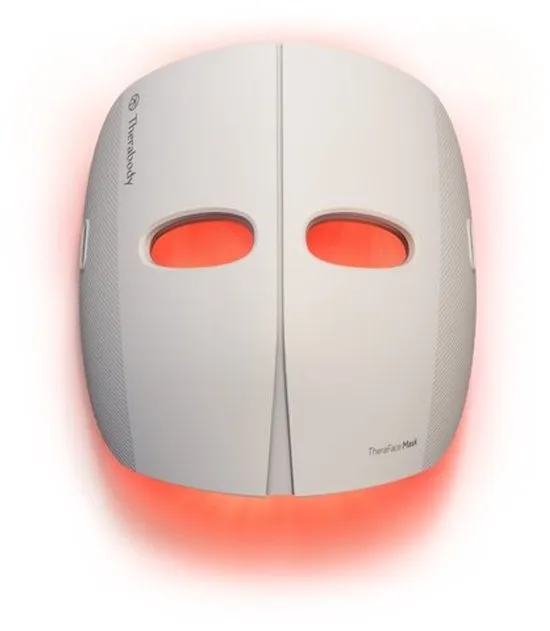 Therabody TheraFace Mask - LED Gezichtsmasker - Rood Licht Therapie - Huidverzorging - Rood + Infrarood + Blauw Licht - Red Light Therapy