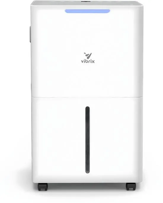 Vibrix DryFlow6 Luchtontvochtiger – 6L per dag – Wasdroogfunctie – Stil & Energiezuinig – Ontvochtiger voor Badkamer, Kelder, Zolder & Slaapkamer – Slimme Dehumidifier