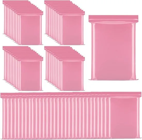 Hygiënezakjes - Dames Hygiënezakjes - 200 stuks - 15x10 cm - Zakjes voor vrouwelijke hygiëne - Hygiënezakken voor maandverband - Afsluitbare zak - voor het weggooien van tampons - Roze en paars willekeurig