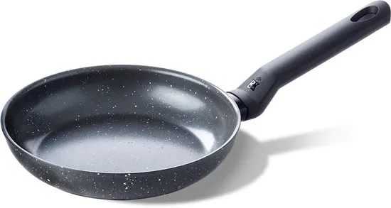 BK Universe Koekenpan 20cm - PFAS-vrije antikleeflaag - Koekenpan inductie - Keramische koekenpan - Ovenbestendig tot 160°C - Koudgreep - Zwart/graniet