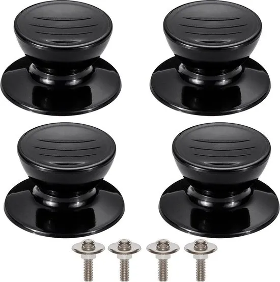 4 Pack Pot deksel knop, Siliconen Waterkoker knop, heatproof Handvat, Oven Pot deksel knop, Universele Keuken kookgerei Vervanging knop