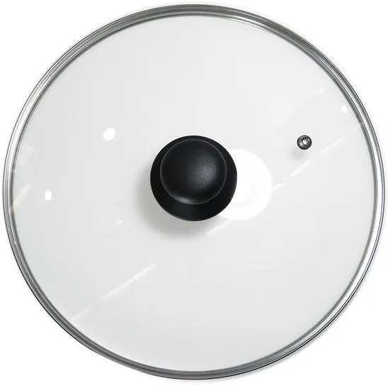 Dparts Ø 30 cm pannendeksel - universeel voor pannen van 30cm - met knop en stoomventiel