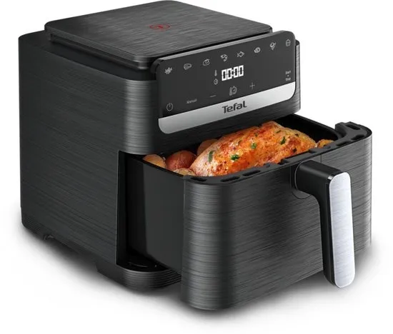 Tefal Easy Fry Mega Compact EY8618 - Airfryer XXL 7.5L - 8 Programma's - Voor 8 Personen