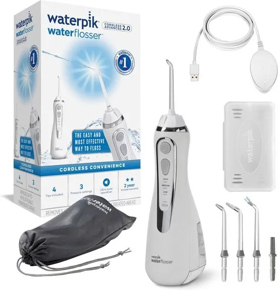 Waterpik Waterflosser Draadloos Advanced WP-580 - Wit