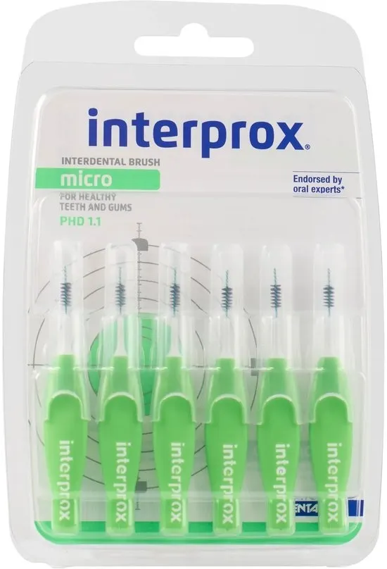 Interprox Interdentaal Micro 2.4mm - Ragers - 3 x 6 stuks - Voordeelverpakking