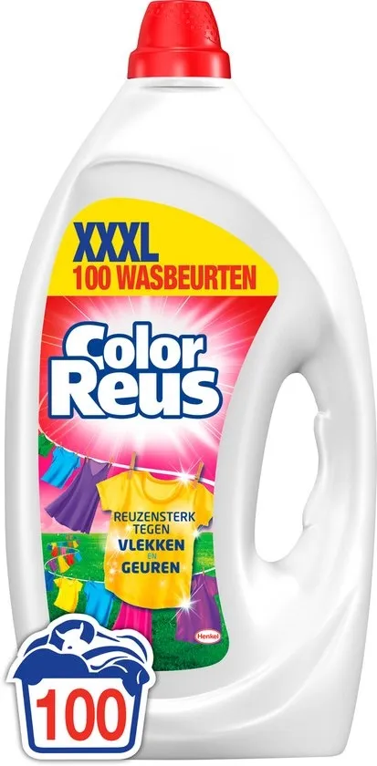 Color Reus Gel - Vloeibaar Wasmiddel - Gekleurde Was - 100 Wasbeurten - Grootverpakking