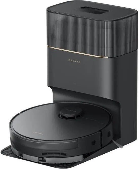 Dreame D20 Pro Plus - Robotstofzuiger met Dweil en Automatisch Leegstation - 13.000 Pa Zuigkracht - Anti-haarverstrikkingstechnologie - Zwart