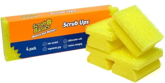 Scrub Daddy - Scrub Ups - Schoonmaakspons - Krasvrij - Huishoudspons